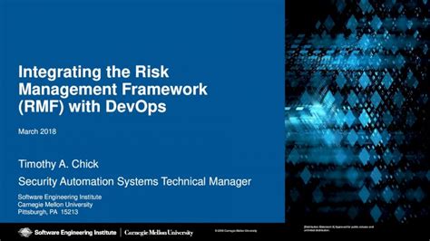 agila.rmf|Integrating the Risk Management Framework (RMF) with DevOps.